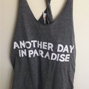 Aviator Nation fleece tank top